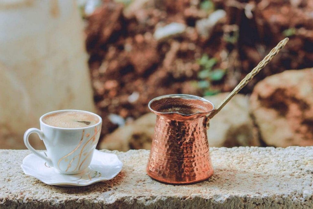 kahve yapımı sütlü