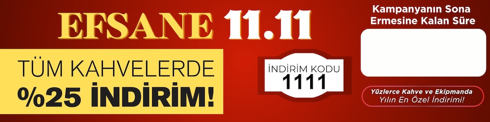 KahhveCom 11.11 Kampanyası Sayacı